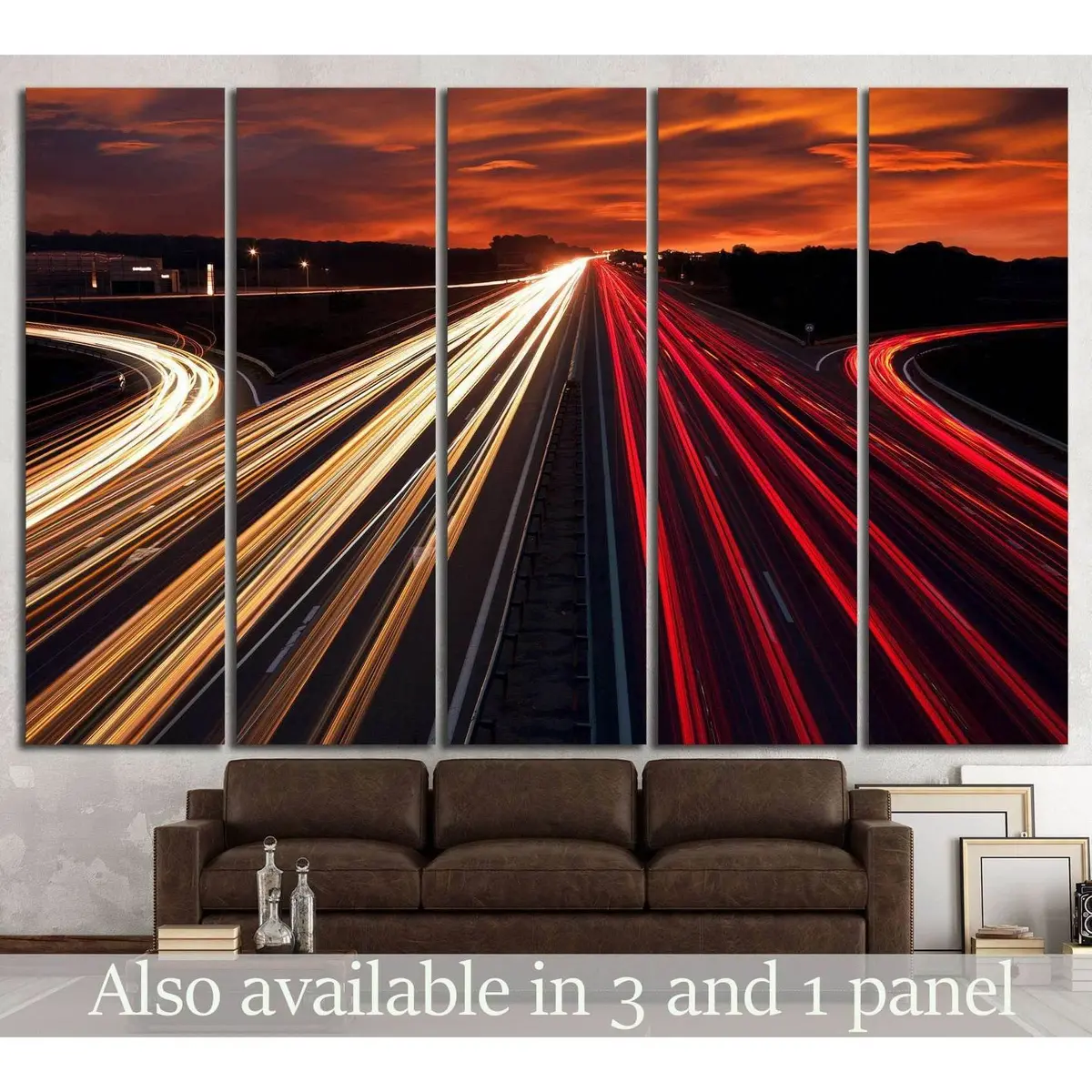 Speed Traffic №1045 Ready To Hang Canvas Print 1