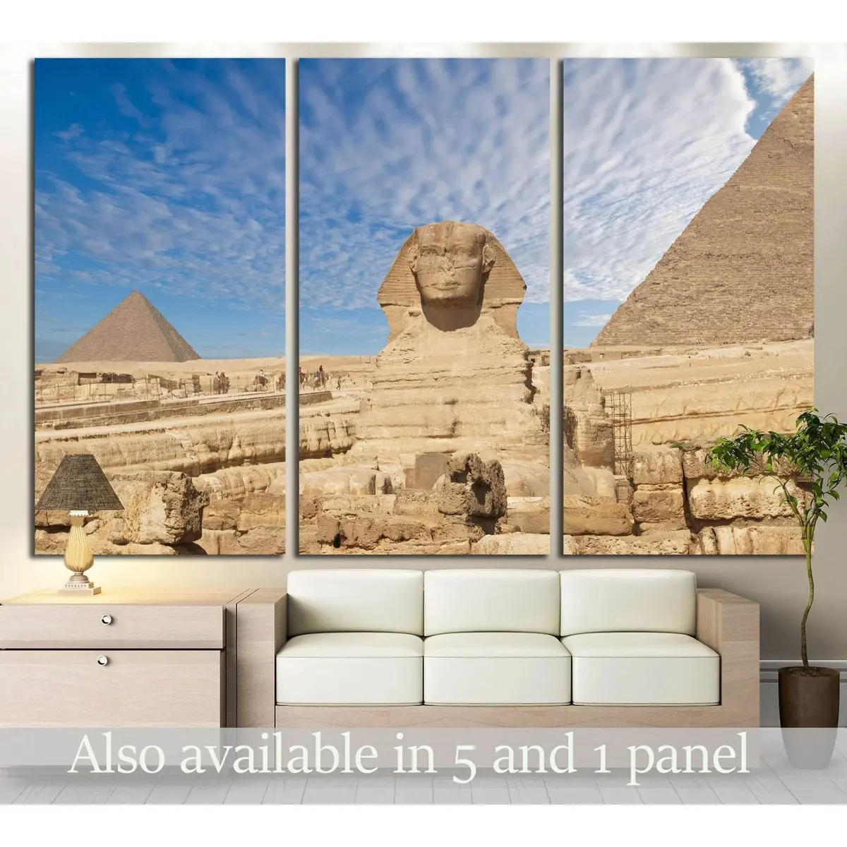 Sphinx Giza, Egypt №3170 Ready To Hang Canvas Print 5