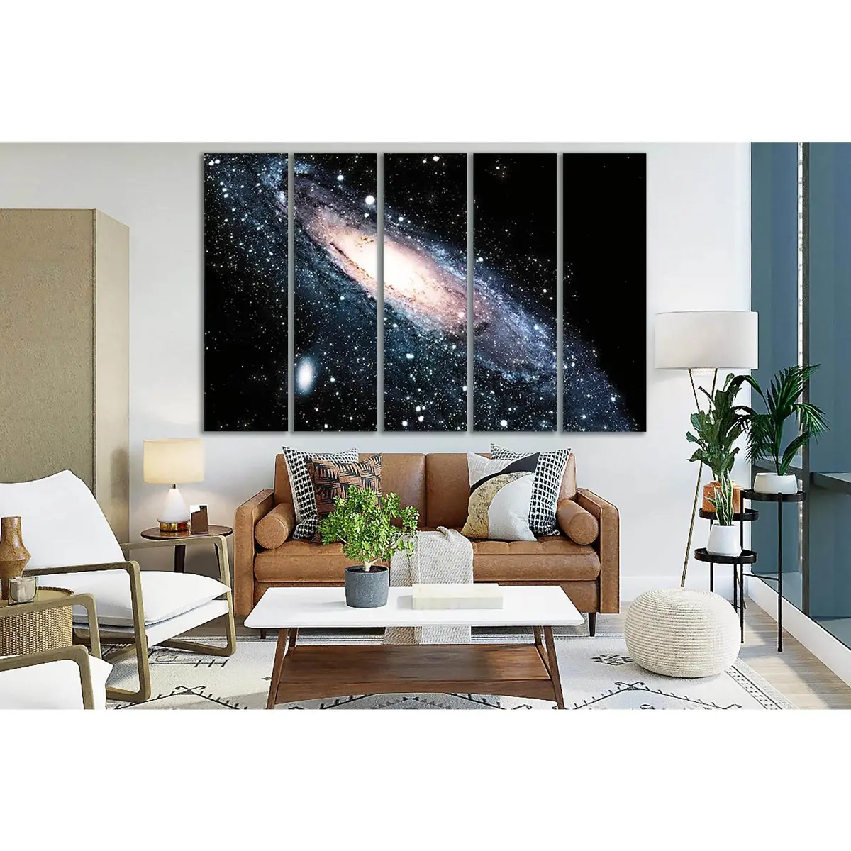Spiral Galaxy Space Art Print №SL403 – Premium Ready-to-Hang Canvas Decor - Image 3