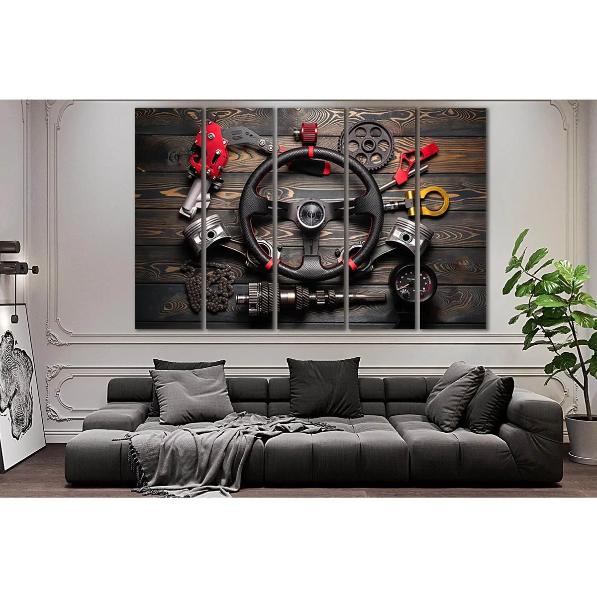 Premium Sport Car Wall Art Canvas Print – SL754, Ready to Hang - Image 3