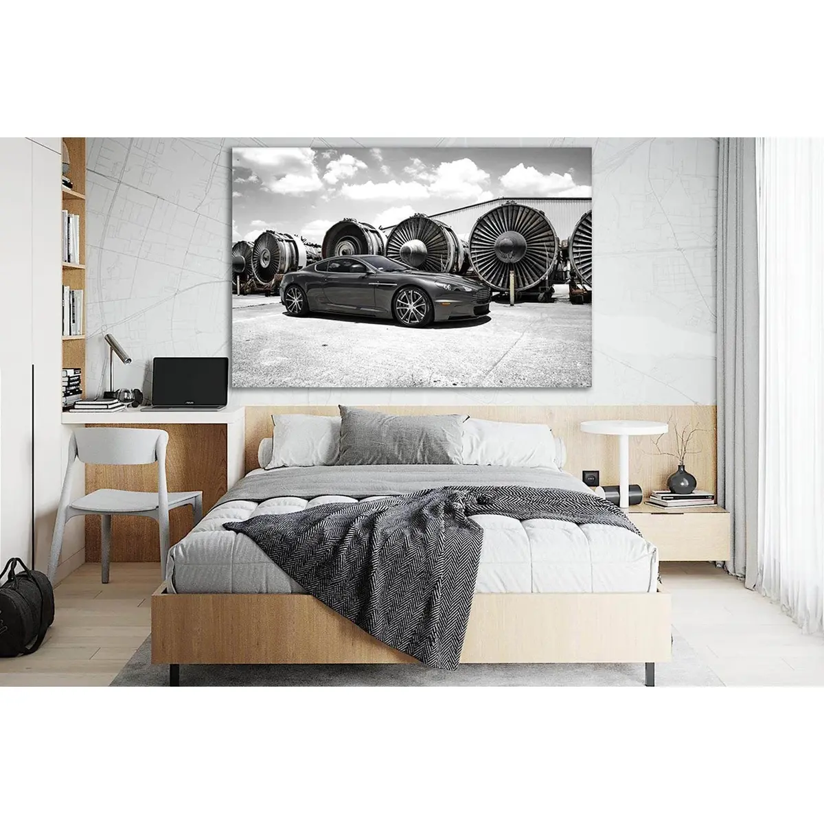 Sport Car And Avia Engines №Sl740 Ready To Hang Canvas Print 2