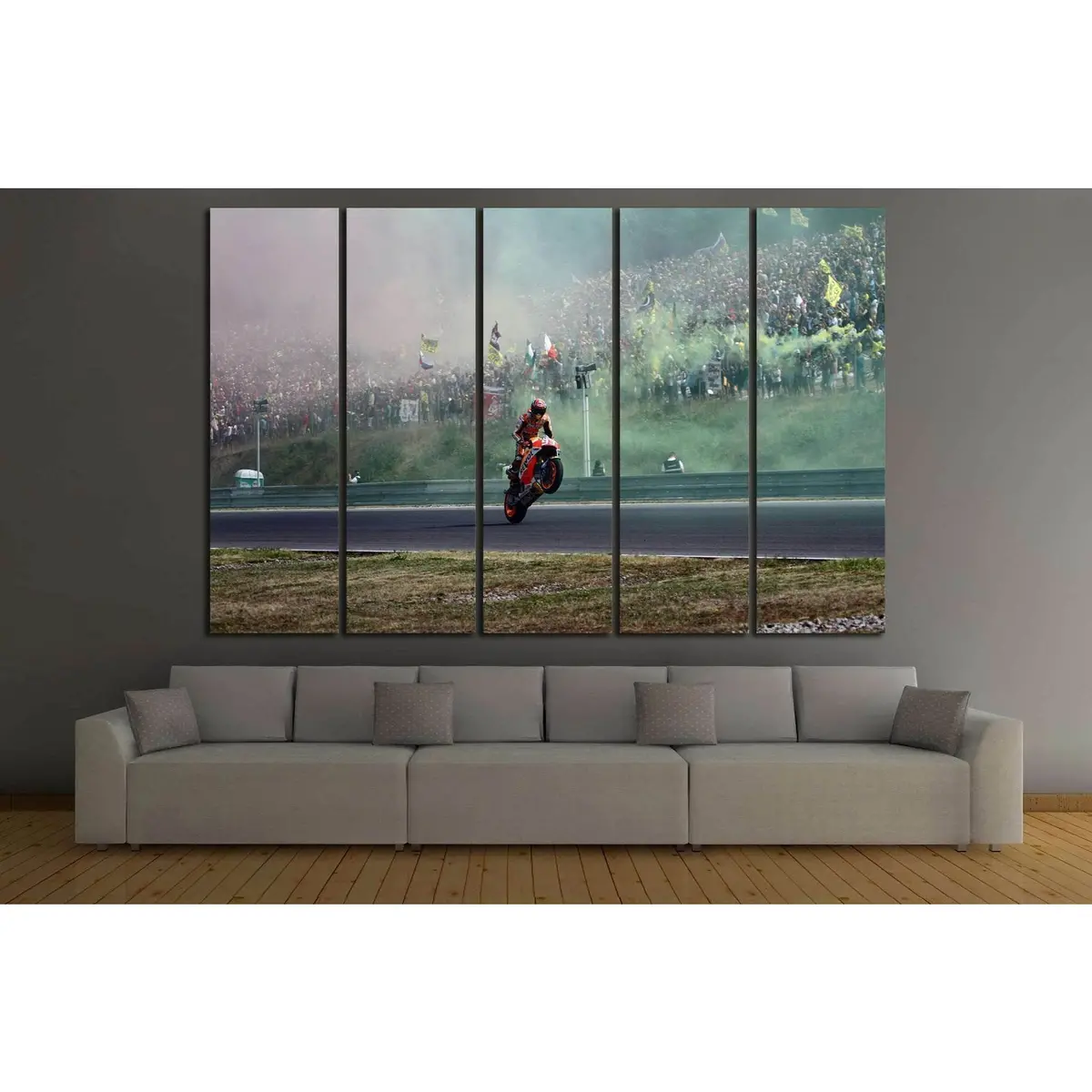 Ready-to-Hang Sportbike Canvas Wall Art №157 - Image 3