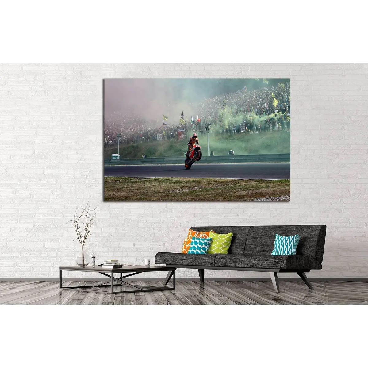 Sportbike Ready To Hang Canvas Print, Sport Bike Wall Art №157 Ready To Hang Canvas Print 3