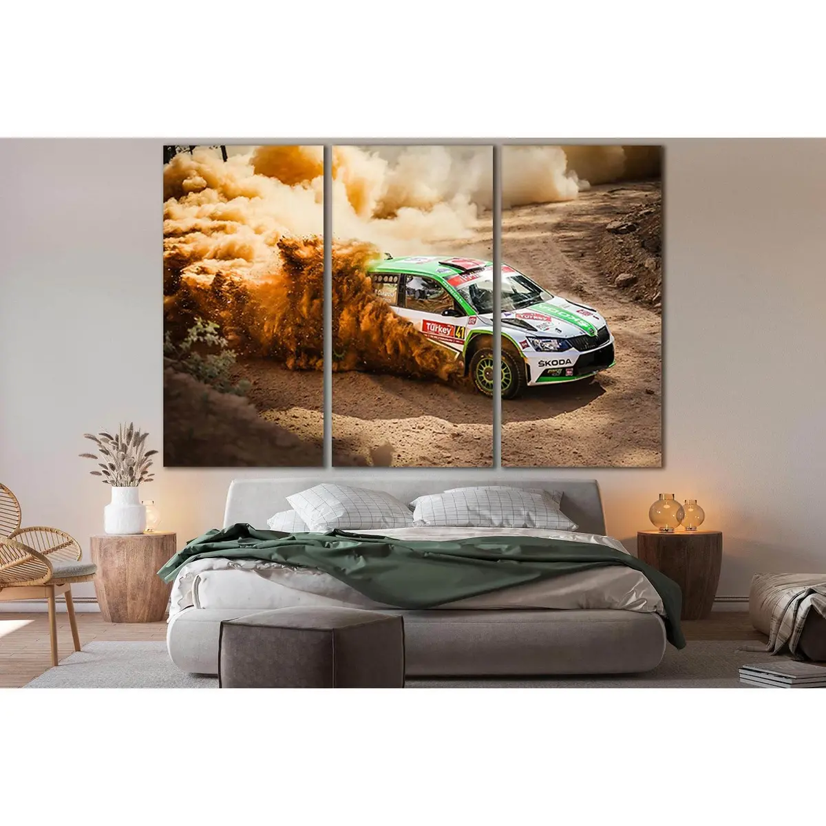 Sports Car Goes Into A Turn №Sl763 Ready To Hang Canvas Print 5
