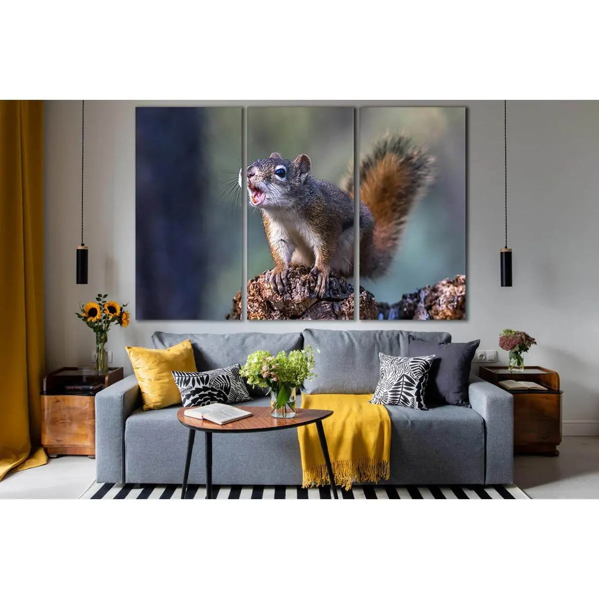 Squirrel Close Up №Sl1011 Ready To Hang Canvas Print 5