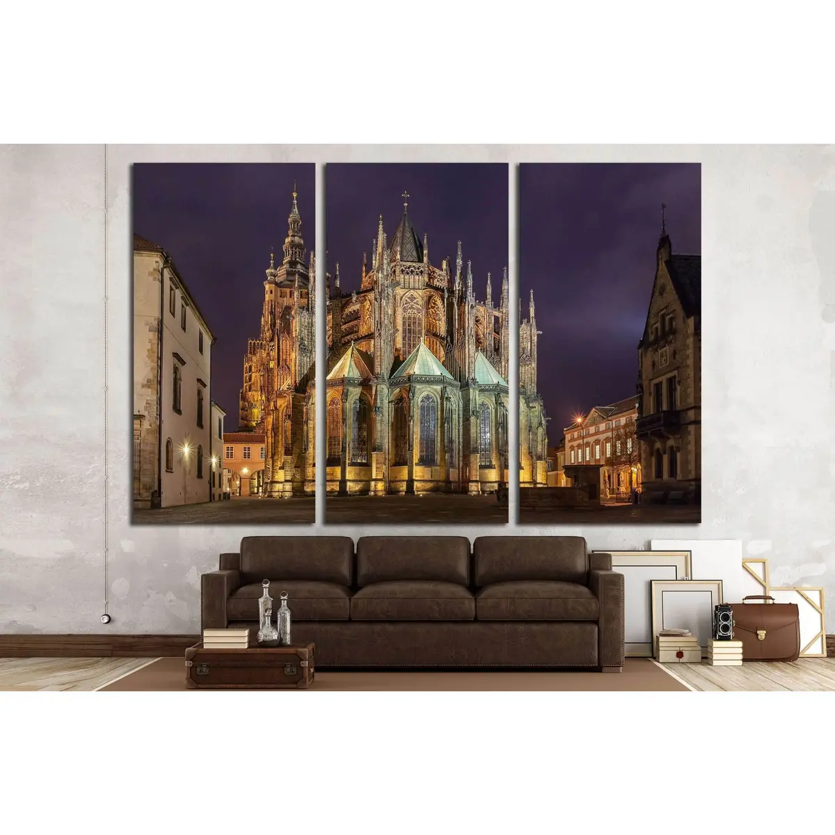 St. Vitus Cathedral In Prague №2614 Ready To Hang Canvas Print 5