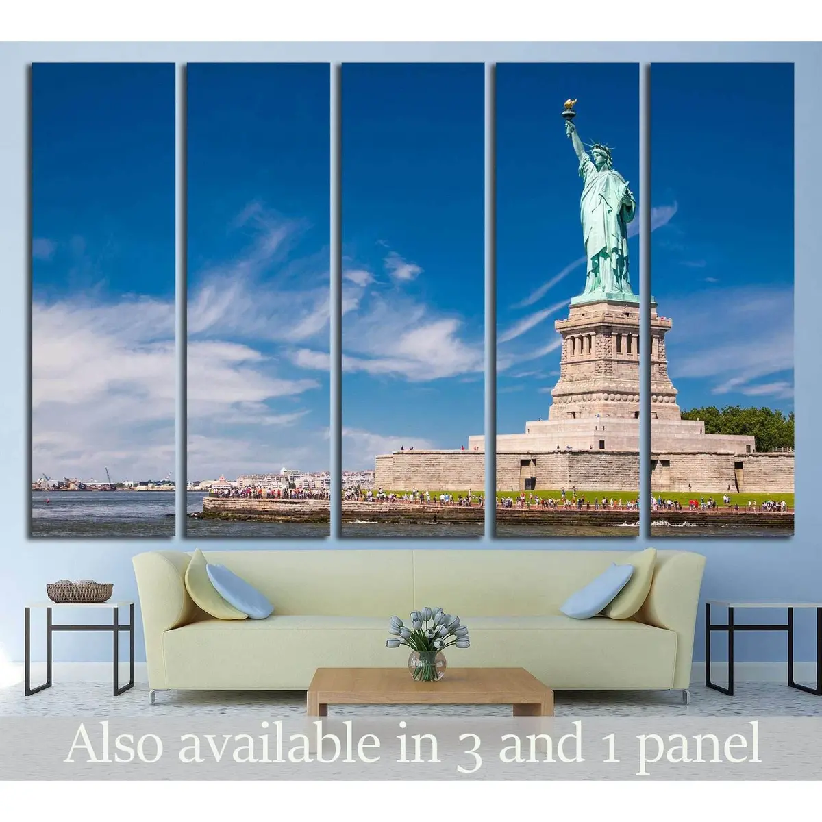 Statue of Liberty Canvas Wall Art – Pre-Strung Ready-to-Hang Print