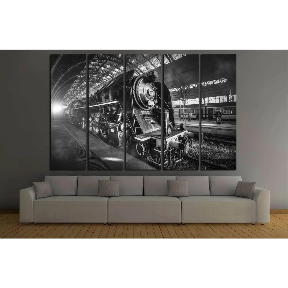 Steam Locomotive №234 Ready To Hang Canvas Print 3