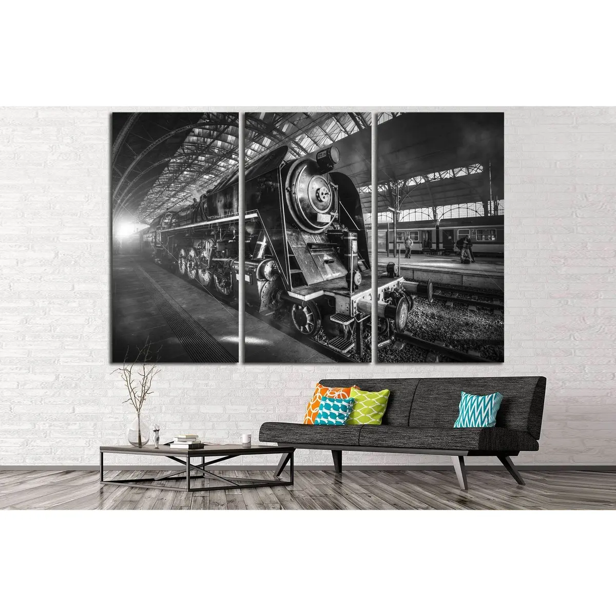Steam Locomotive №234 Ready To Hang Canvas Print 2