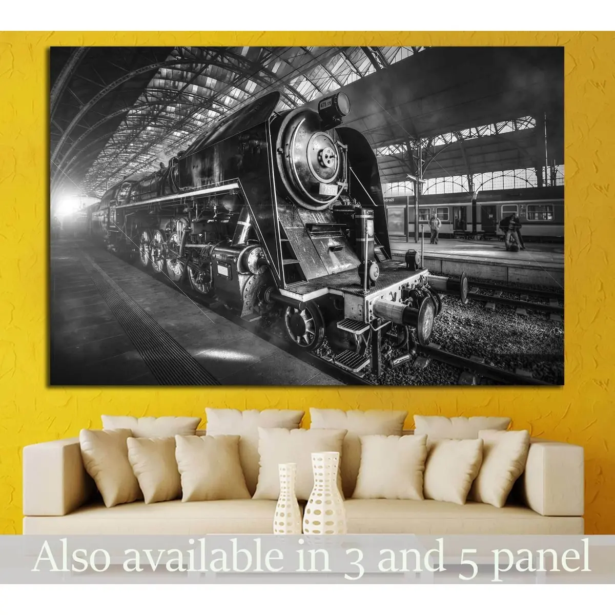 Steam Locomotive №234 Ready To Hang Canvas Print 1