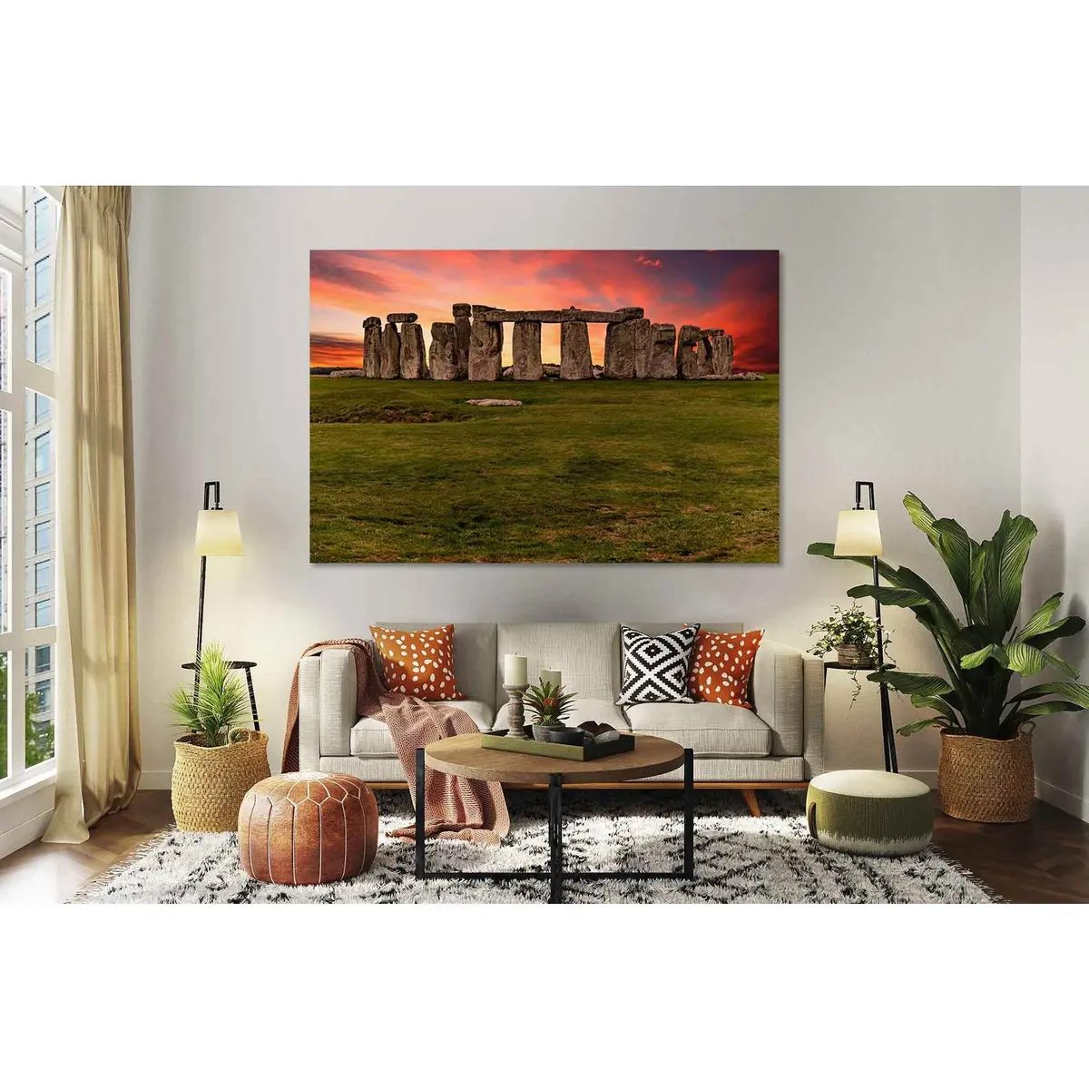 Stonehenge Sunset №D2026 Ready To Hang Canvas Print 1