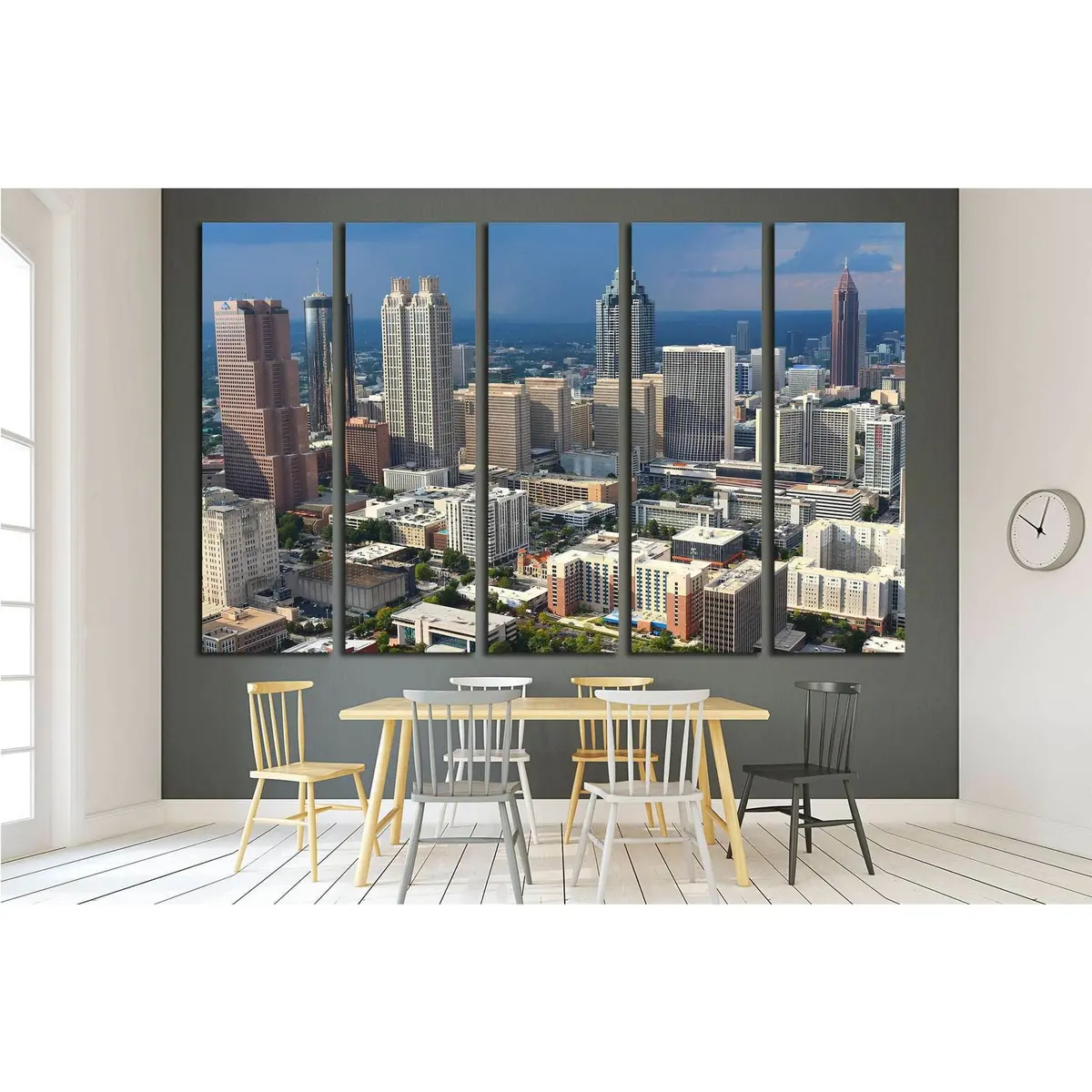 Atlanta Storm Sky Canvas Art №1652 – Premium Ready-to-Hang Wall Decor - Image 2