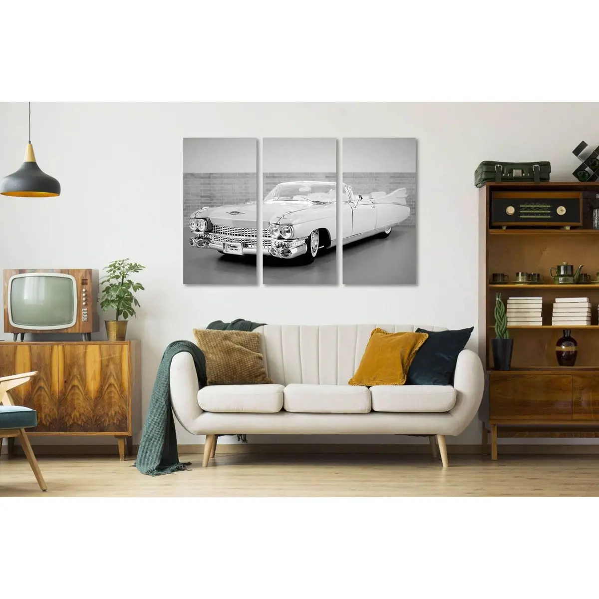 Stunning Retro Car №D2834 Ready To Hang Canvas Print 5