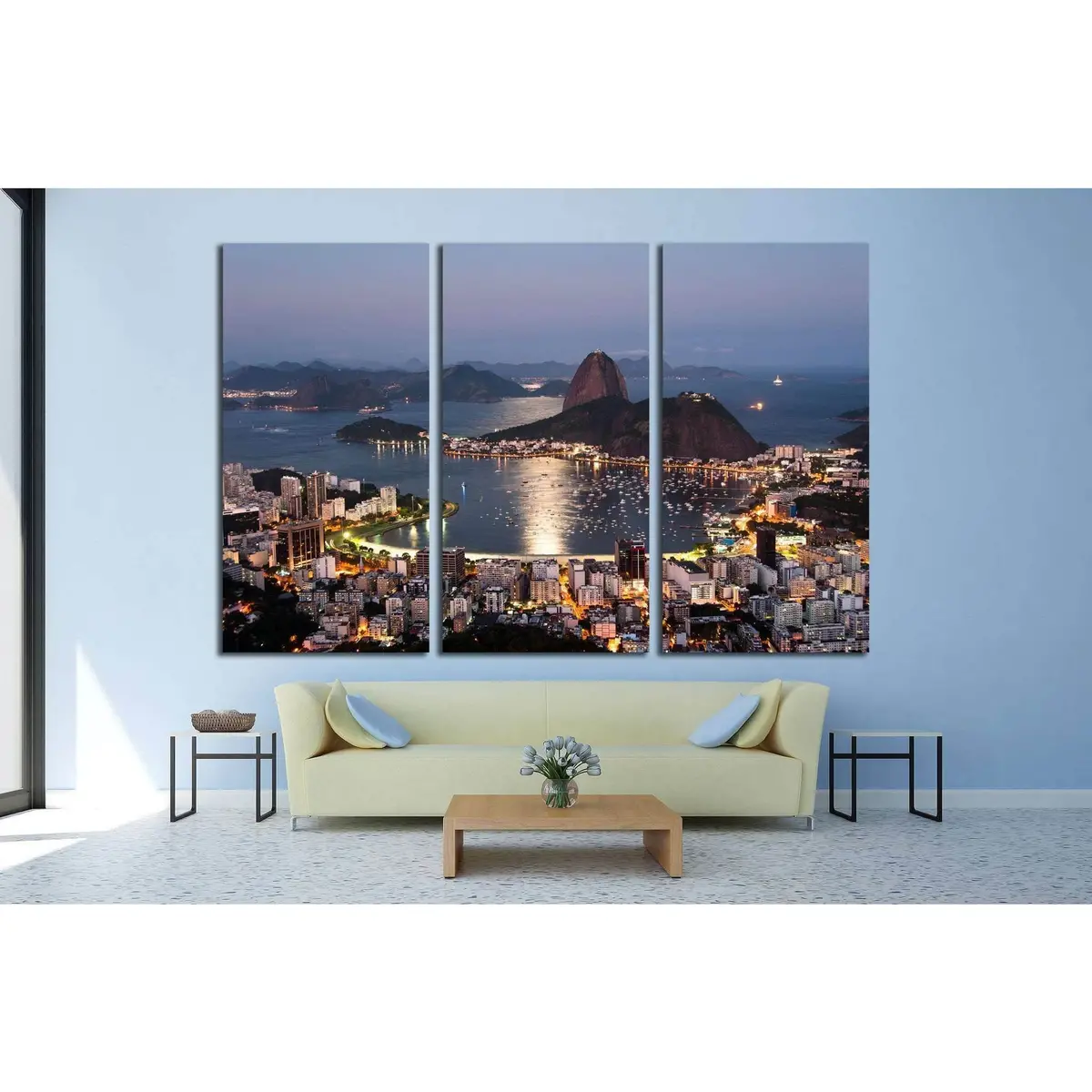 Sugarloaf Mountain, Rio De Janeiro, Brazil №1181 Ready To Hang Canvas Print 3