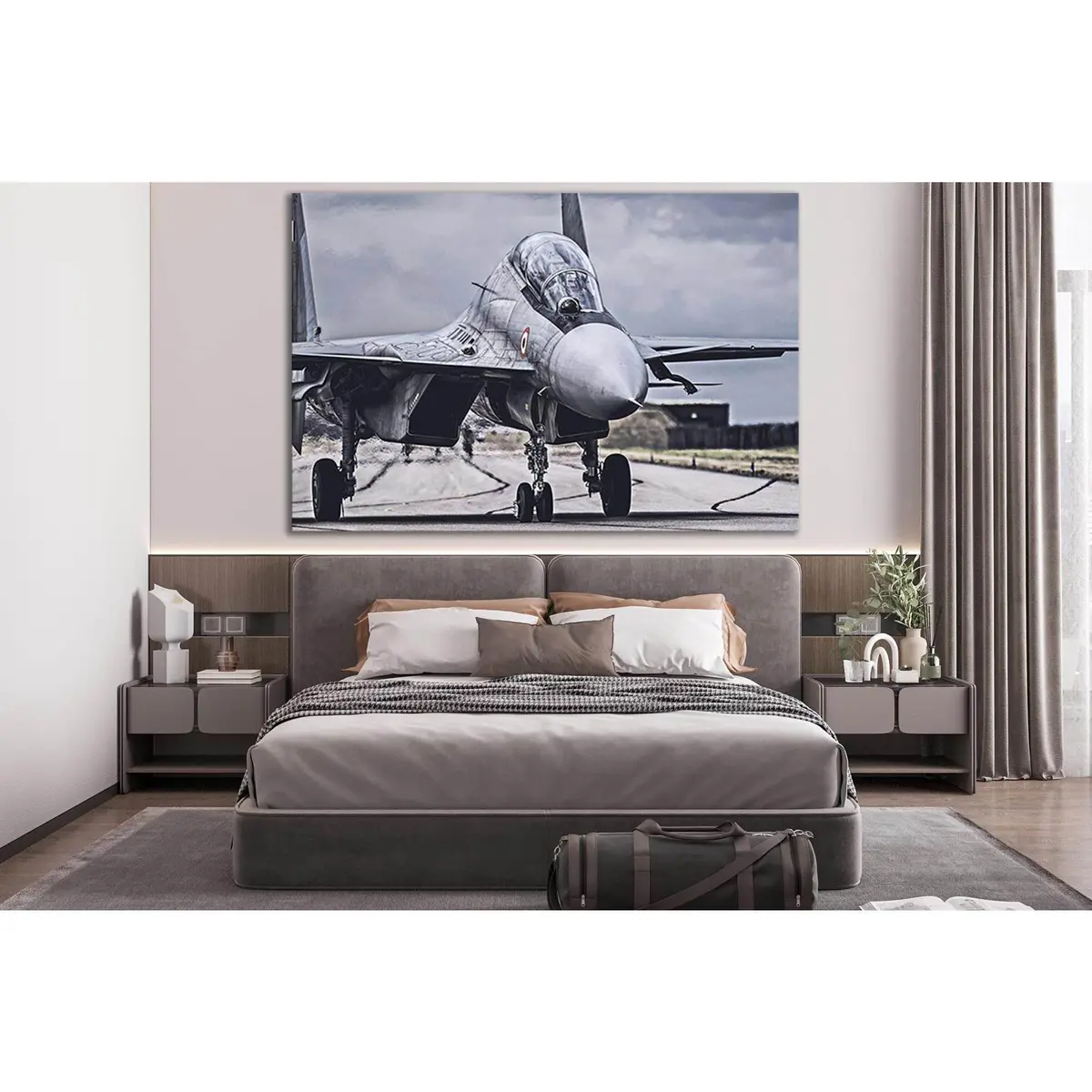 Sukhoi Su-30 Indian Air Force №Sl1432 Ready To Hang Canvas Print 2