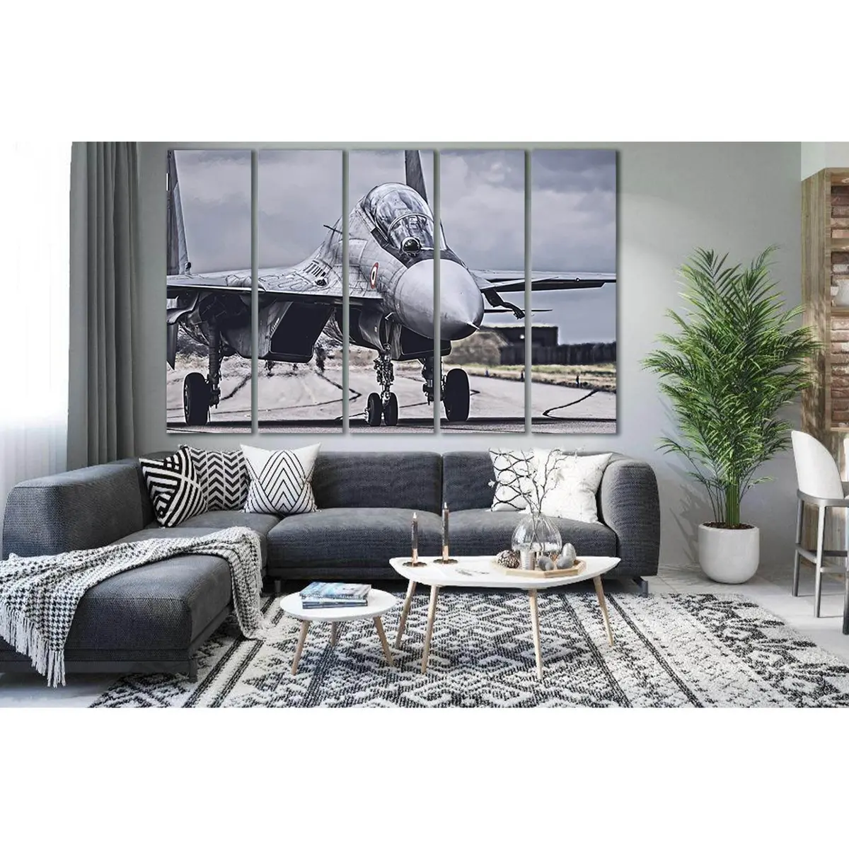 Sukhoi Su-30MKI Indian Air Force Canvas Wall Art – Ready-to-Hang Print