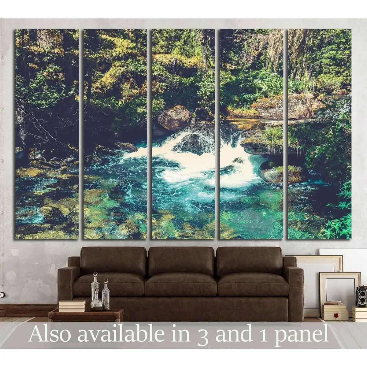Forest Summer Scene Canvas Wall Art №2519