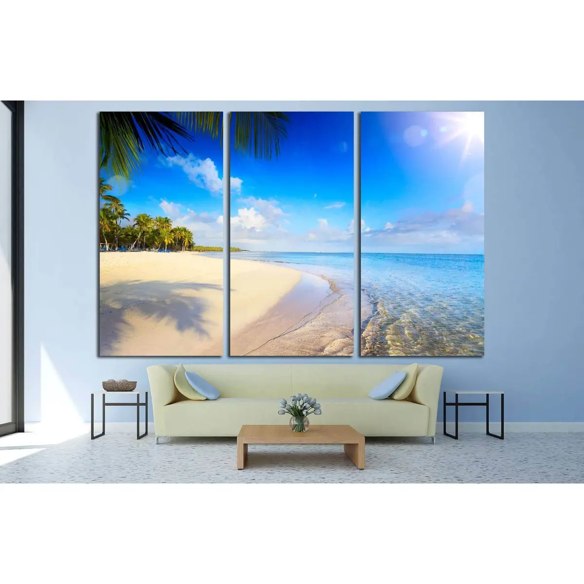 Summer Tropical Beach №3194 Ready To Hang Canvas Print 5