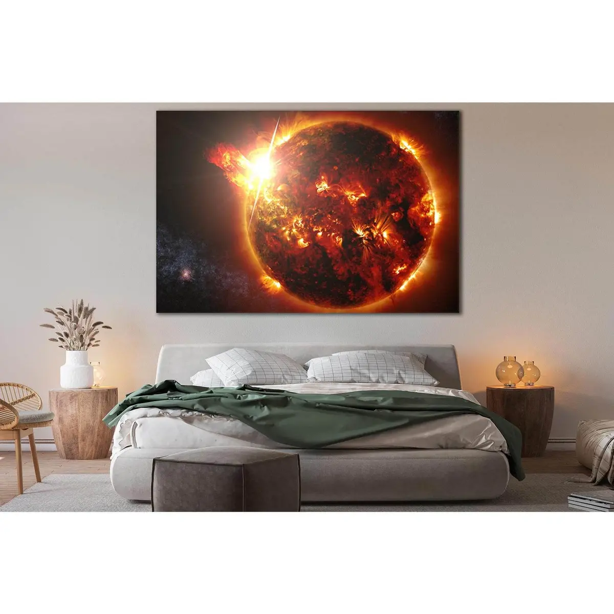 Sun In Space №Sl389 Ready To Hang Canvas Print 1