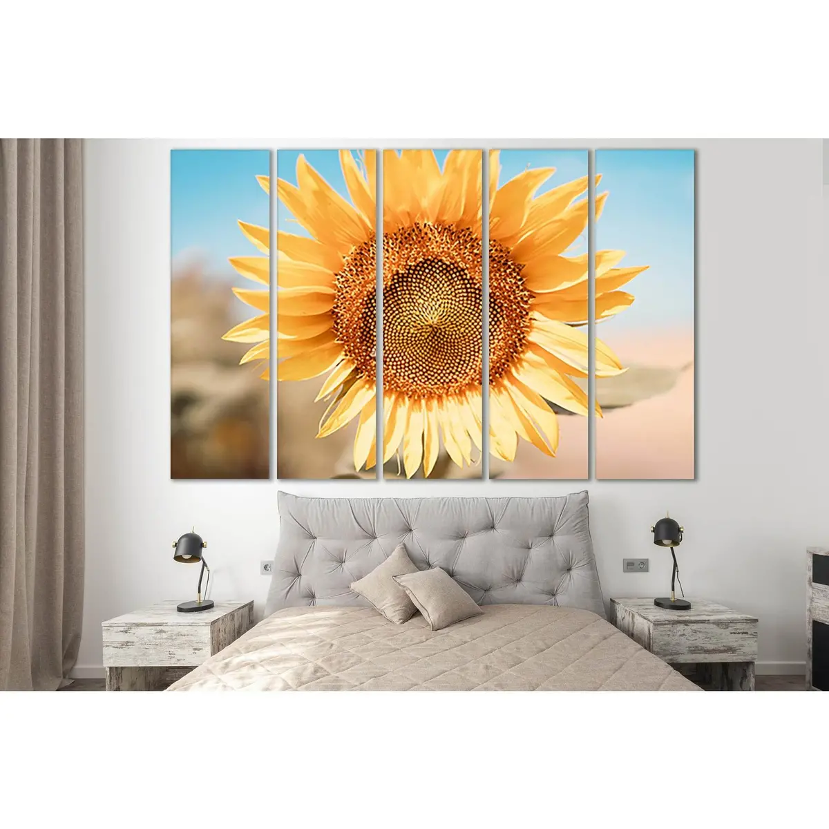 Sunflower Wall Art №SL683 — Premium Ready-to-Hang Canvas Print - Image 3