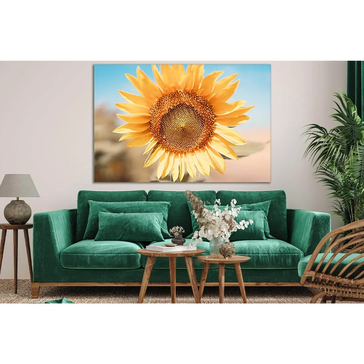 Sunflower Flower №Sl683 Ready To Hang Canvas Print 2