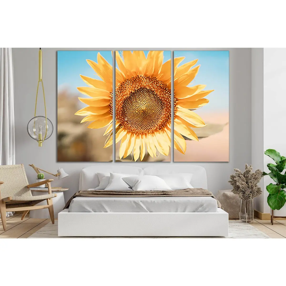 Sunflower Flower №Sl683 Ready To Hang Canvas Print 5