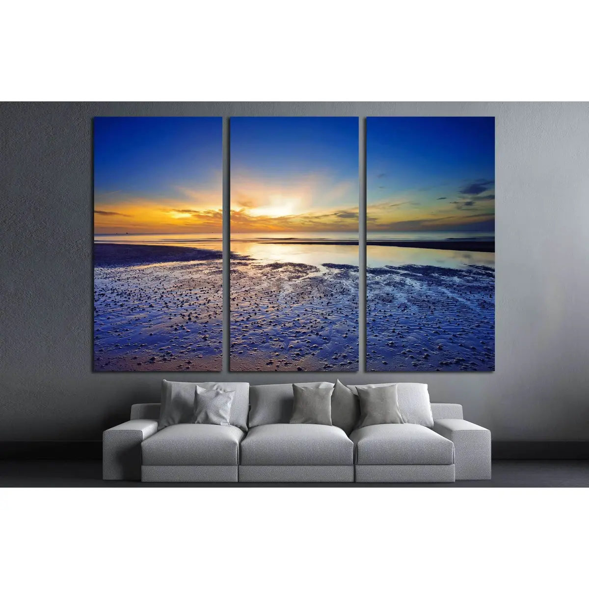 Sunrise At The Horizon, Huahin, Thailand №2680 Ready To Hang Canvas Print 5