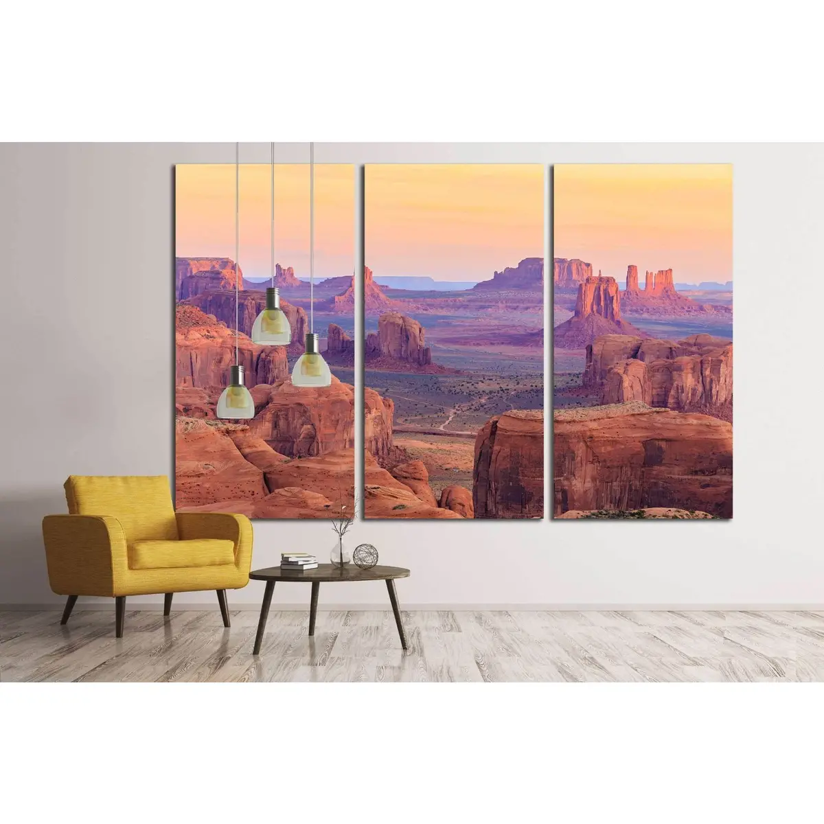 Sunrise In Hunts Mesa, Monument Valley, Arizona, Usa №1974 Ready To Hang Canvas Print 5