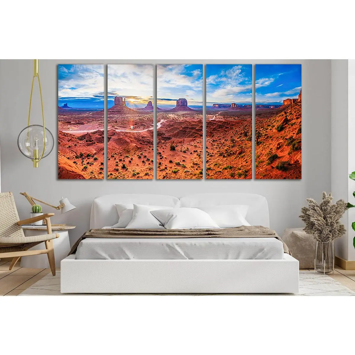 Desert Sunrise Canvas Art №SL267 – Premium Ready-to-Hang Wall Decor