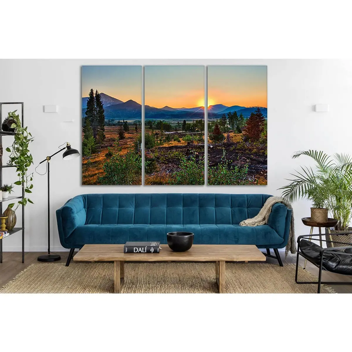 Sunrise Over Mountains №Sl258 Ready To Hang Canvas Print 5