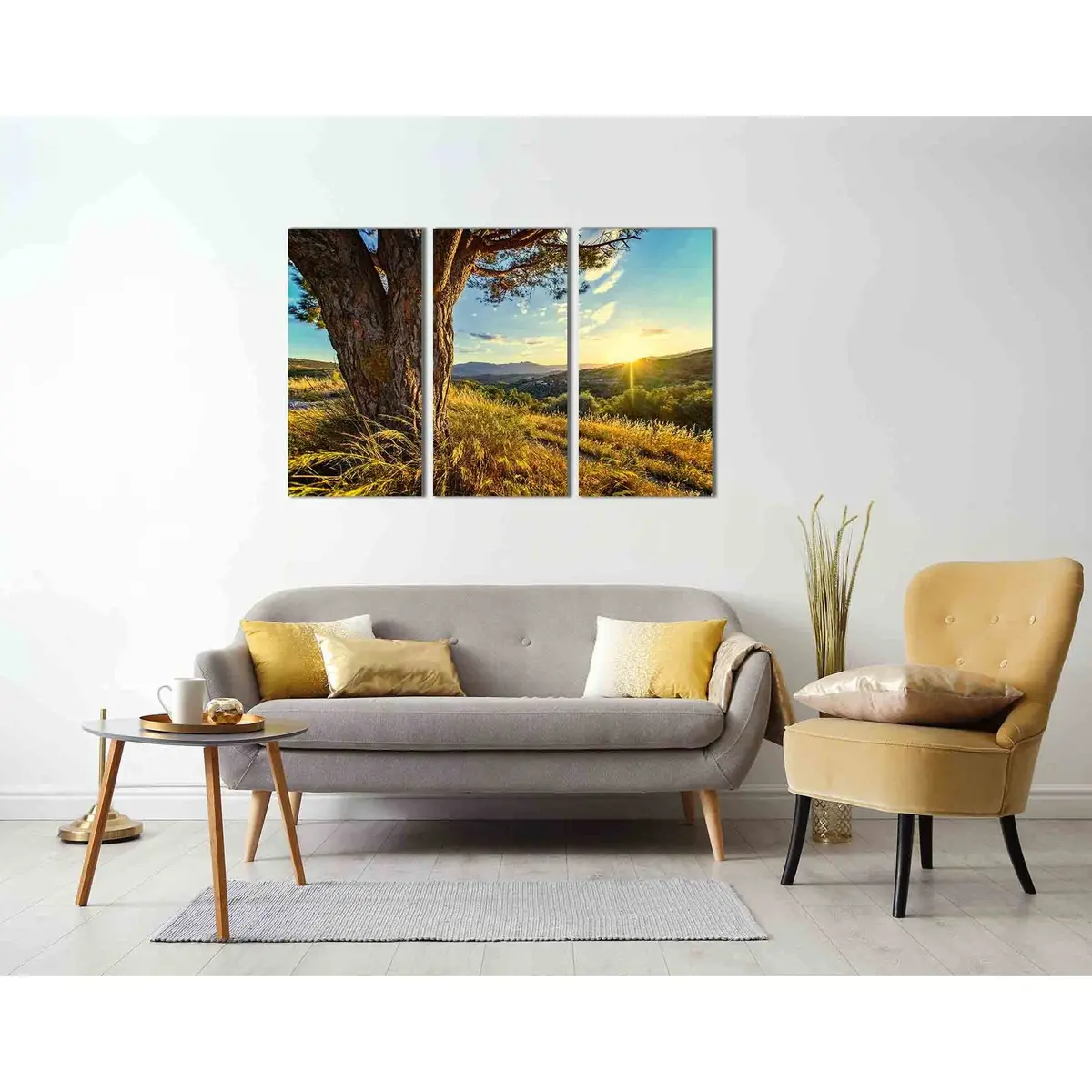 Sunrise View From The Hill №D1812 Ready To Hang Canvas Print 5