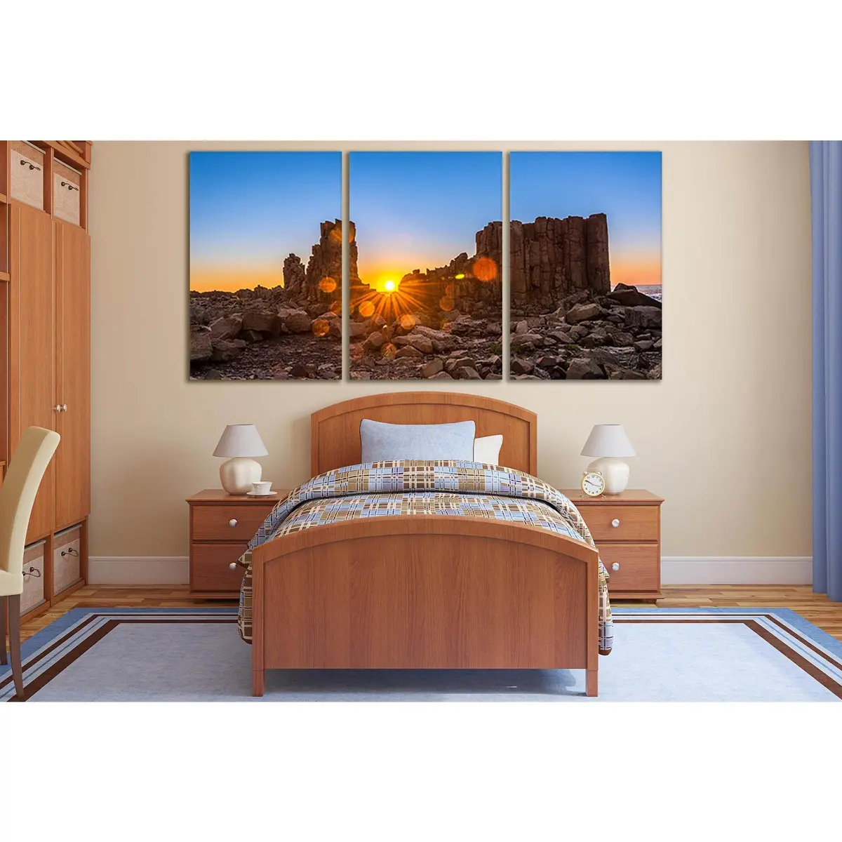 Sunset Among The Rocks №Sl271 Ready To Hang Canvas Print 5