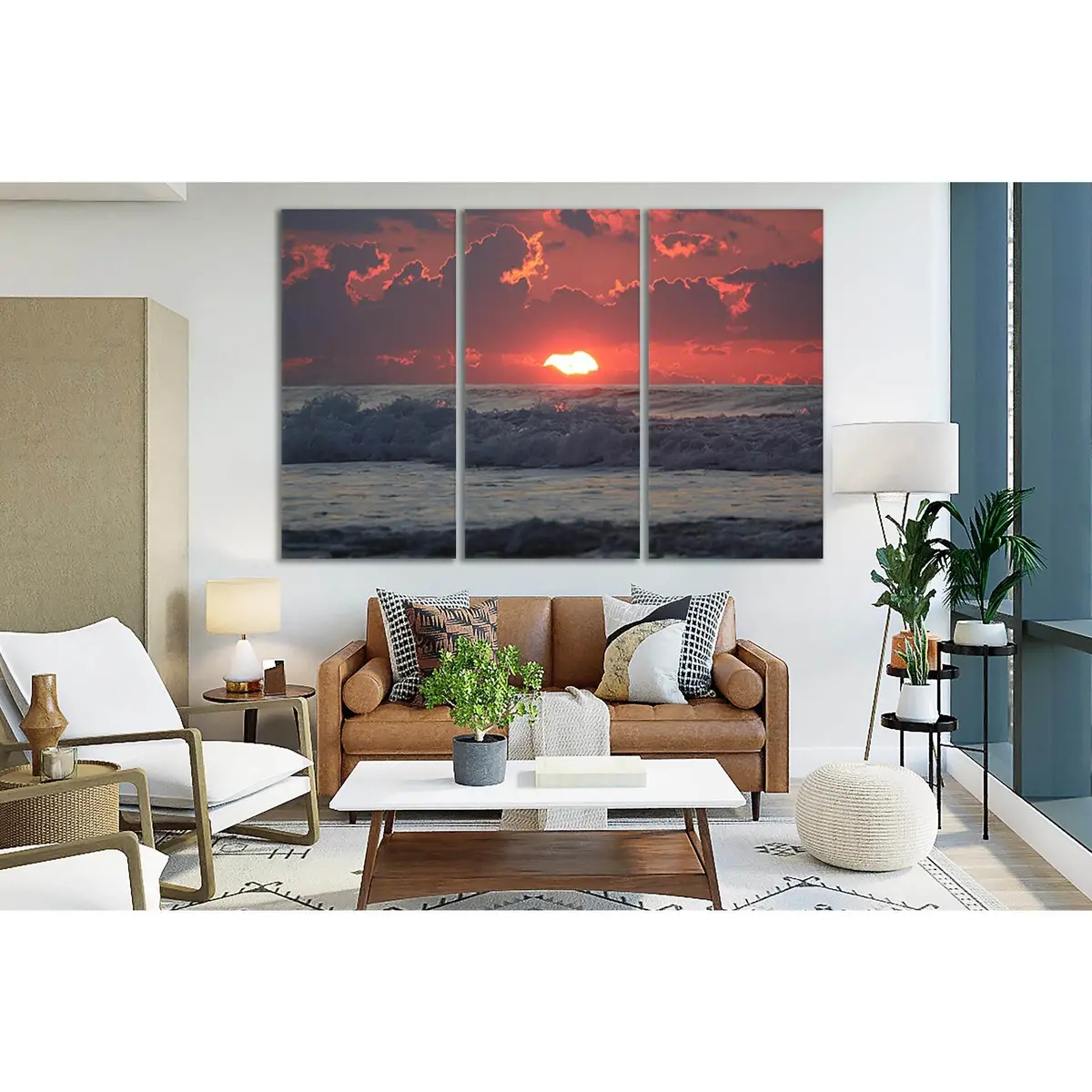 Sunset At Sea №Sl104 Ready To Hang Canvas Print 5