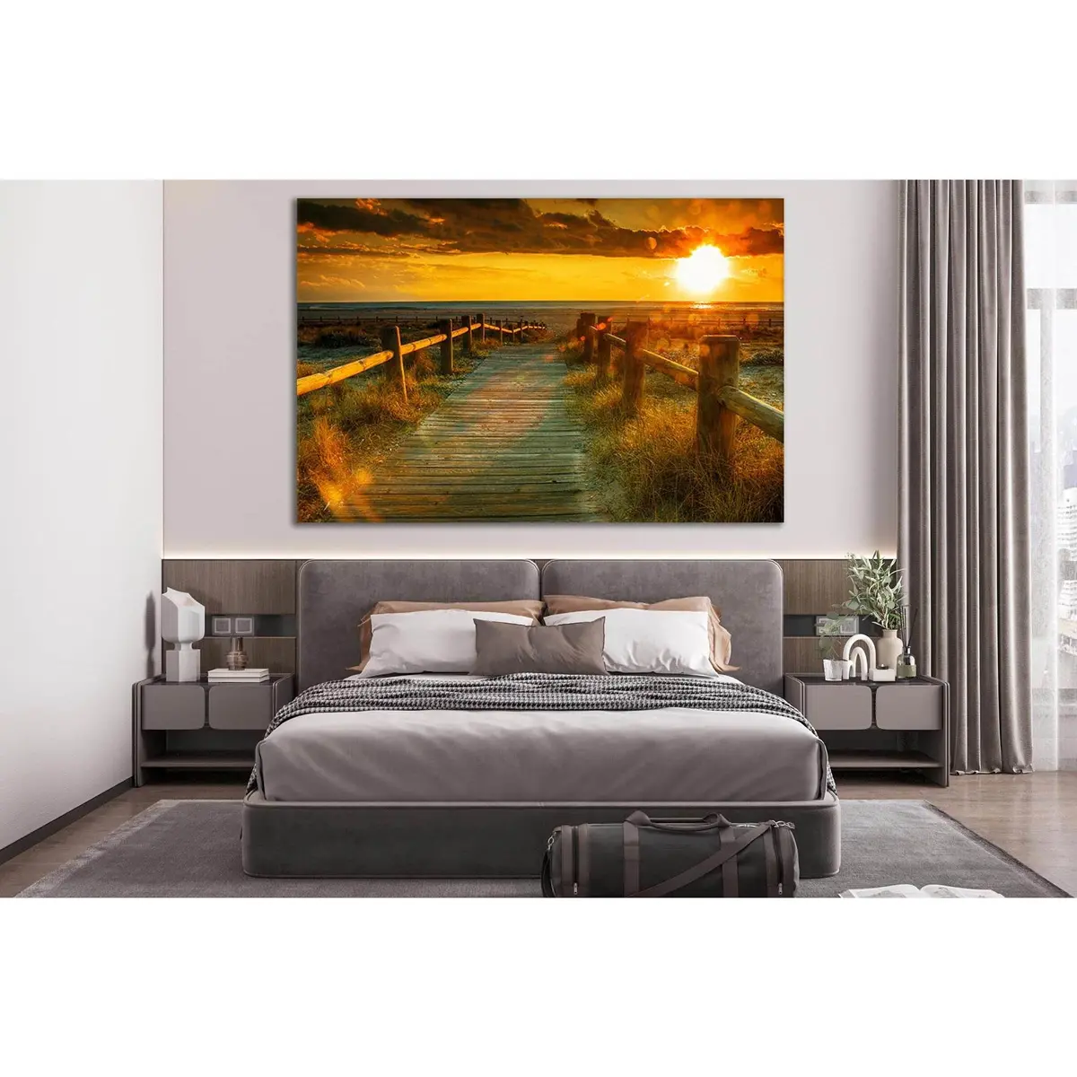 Sunset Beach №Sl148 Ready To Hang Canvas Print 2