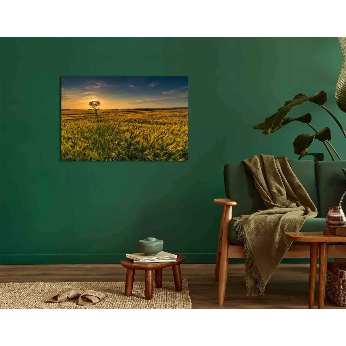Sunset №D1218 Ready To Hang Canvas Print 3
