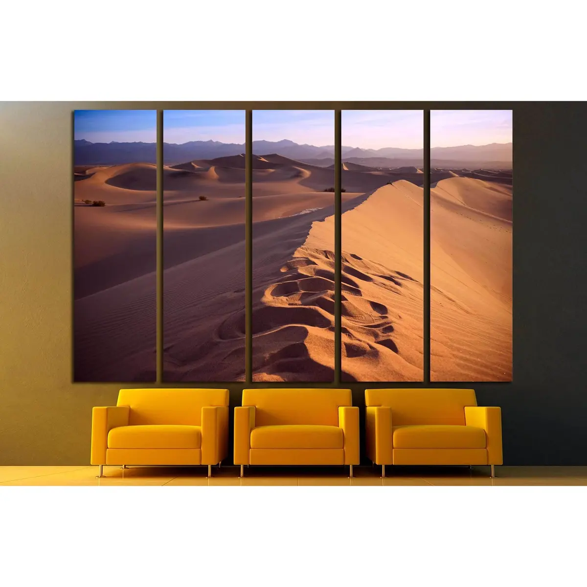 Sahara Desert Sunset Canvas Art #3158 – Premium Ready-to-Hang Wall Decor - Image 3