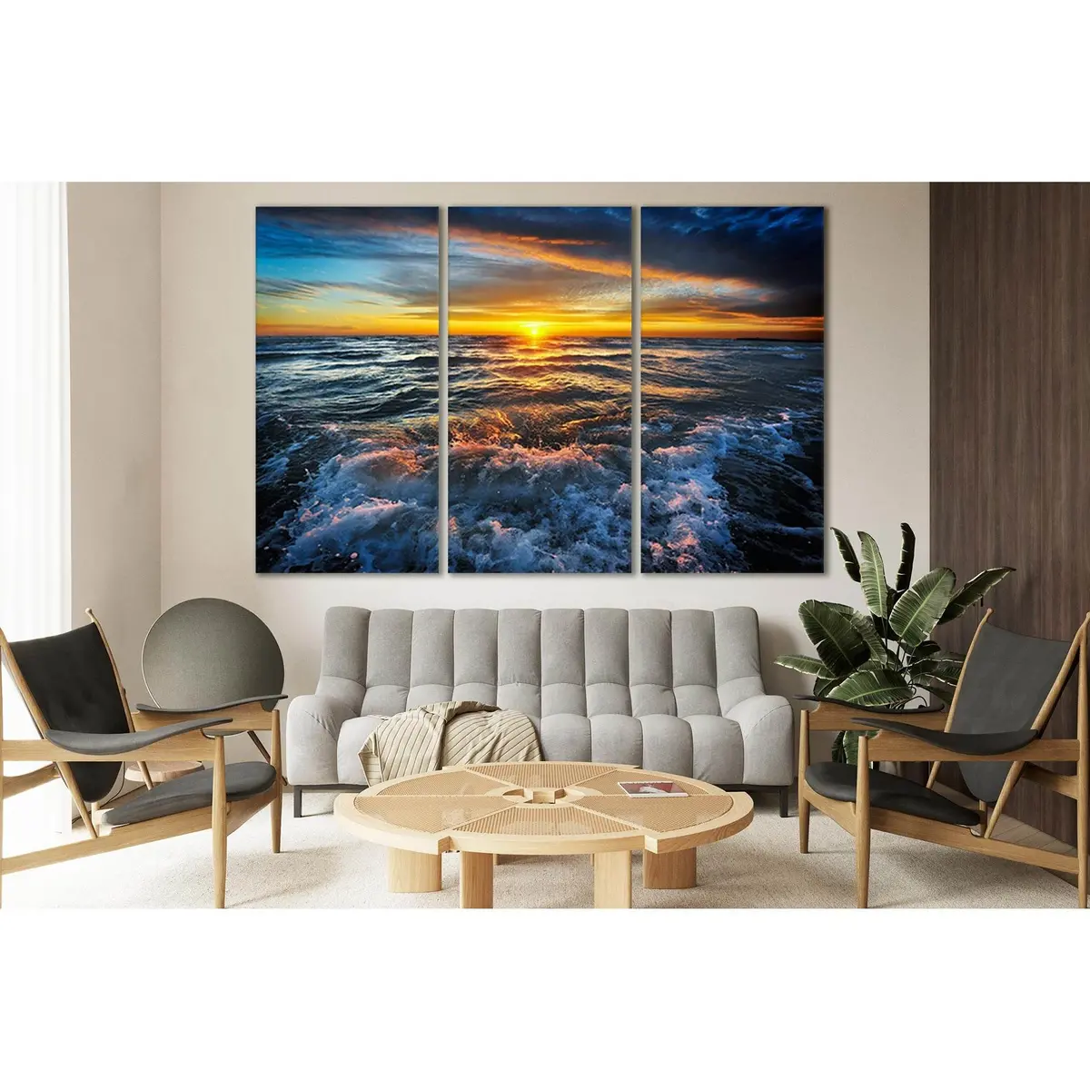 Sunset In The Ocean №Sl191 Ready To Hang Canvas Print 5