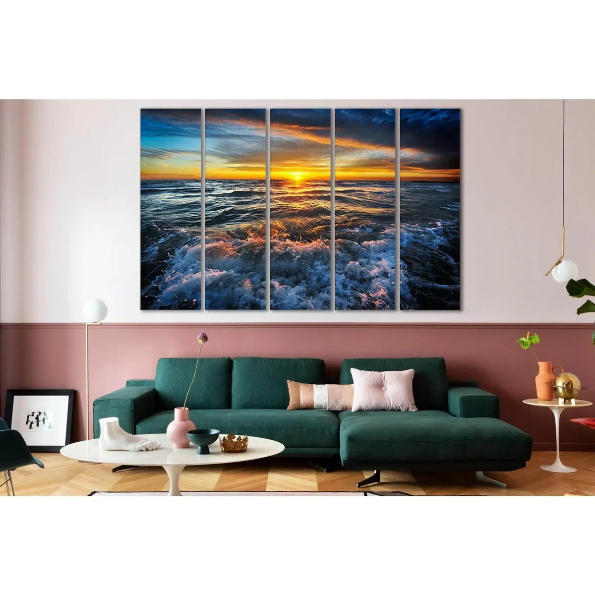 Ocean Sunset Canvas Art №SL191 – Premium Ready-to-Hang Wall Decor - Image 3