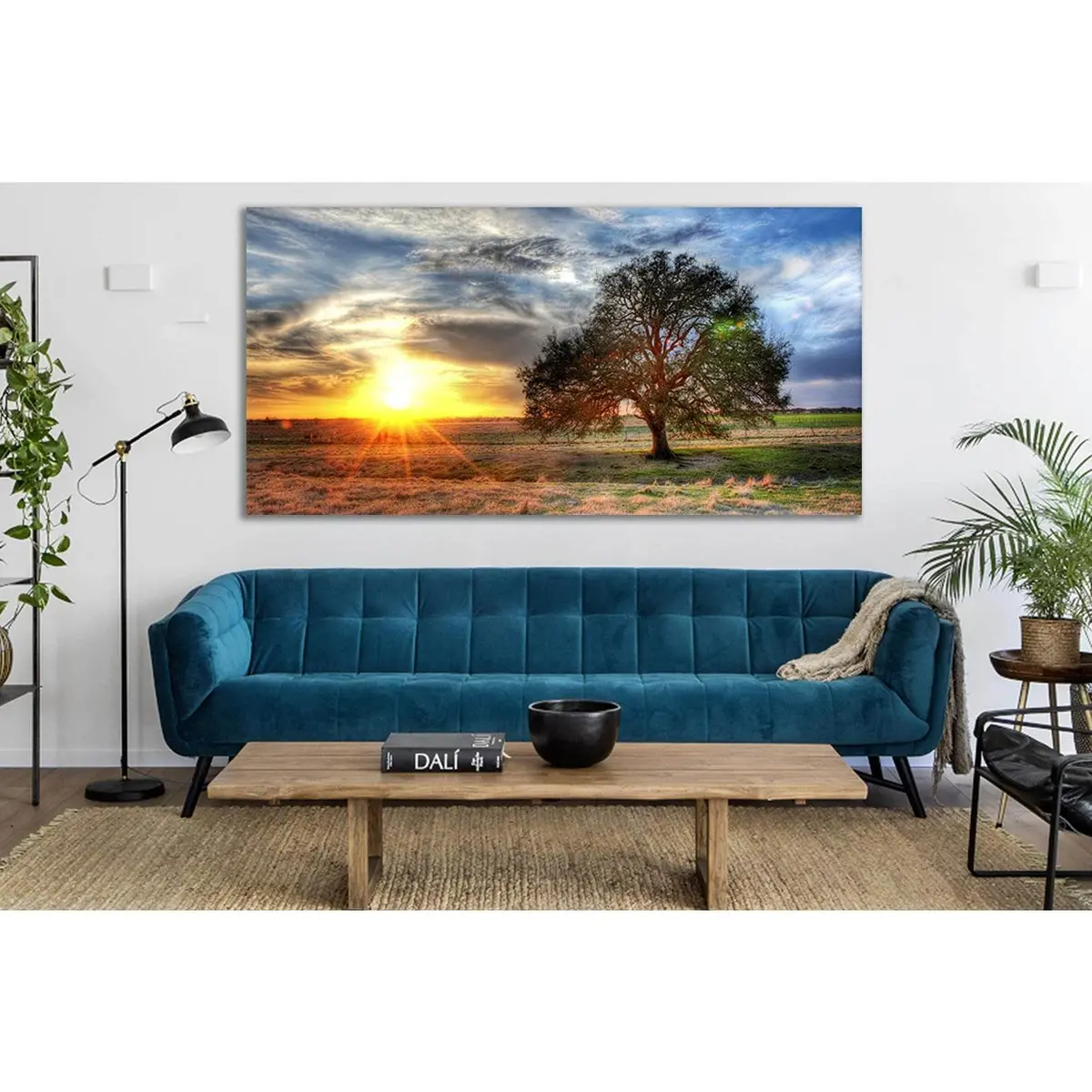 Sunset On A Texas Farm №Sl240 Ready To Hang Canvas Print 2