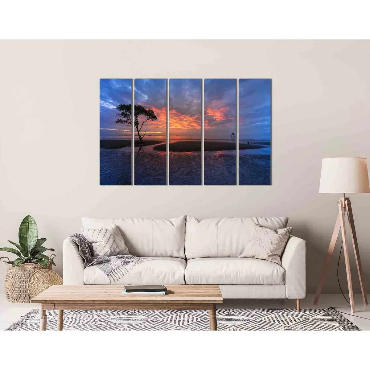 Beach Sunset Canvas Art №D1750 – Premium Ready-to-Hang Wall Decor - Image 3