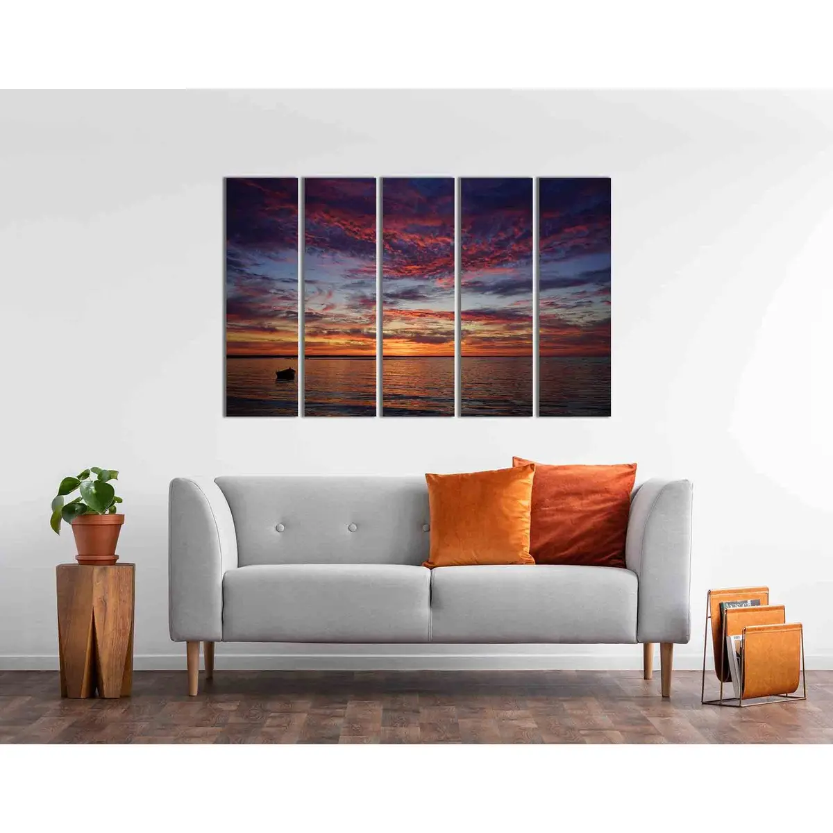 Sunset Horizon Canvas Art №D1755 – Premium Ready-to-Hang Wall Decor - Image 3