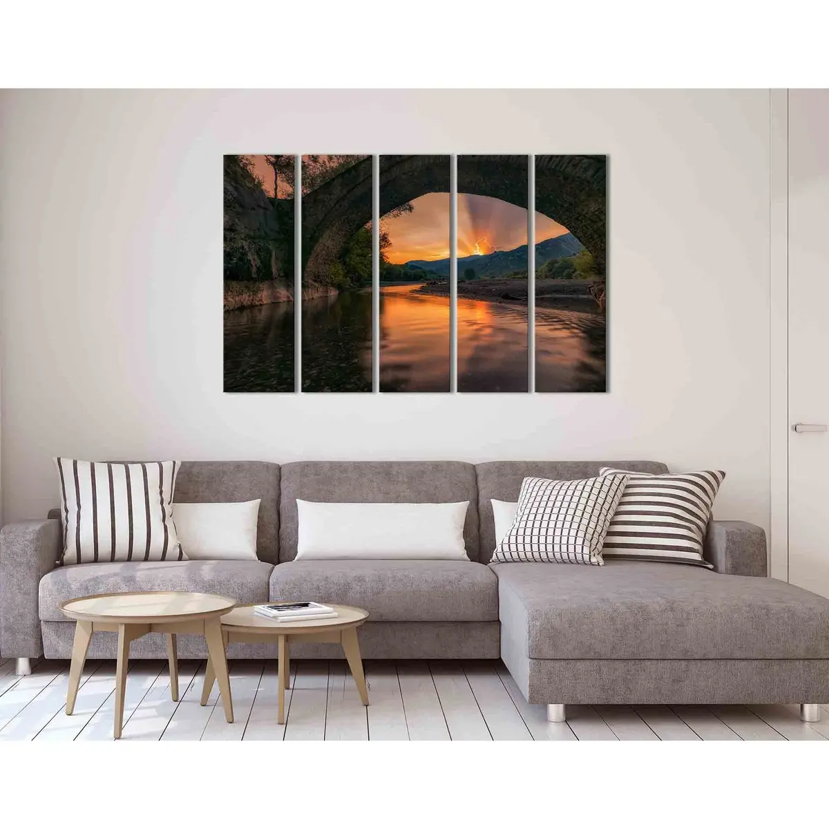 Mountain Sunset Canvas Art №D1227 – Premium Ready-to-Hang Wall Decor - Image 3
