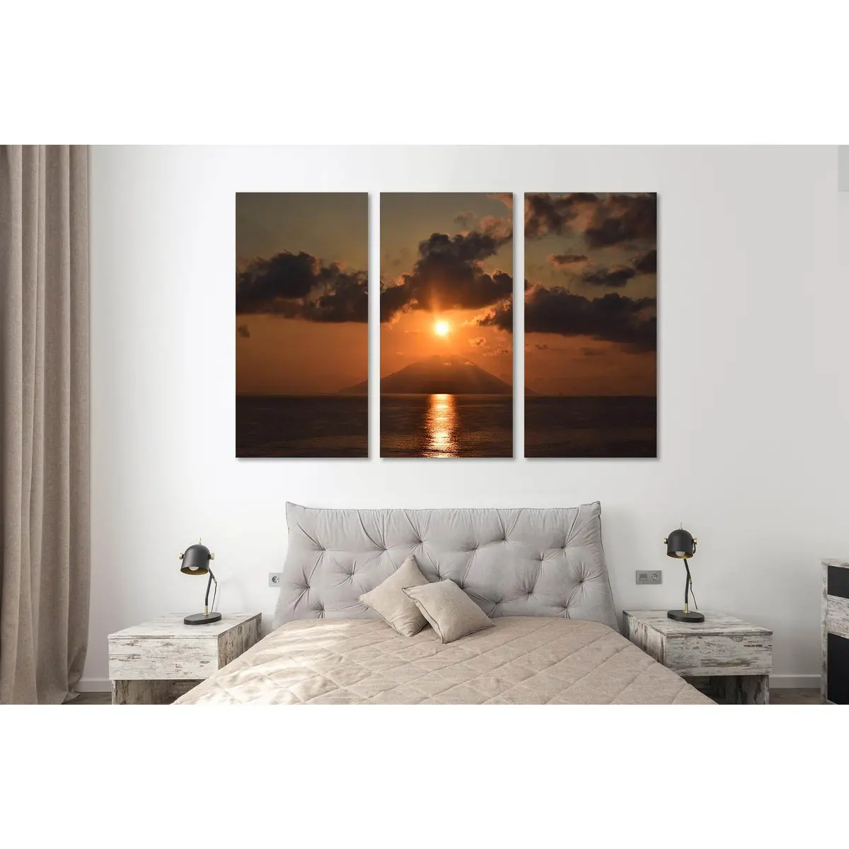 Sunset Over The Volcano №D1752 Ready To Hang Canvas Print 5