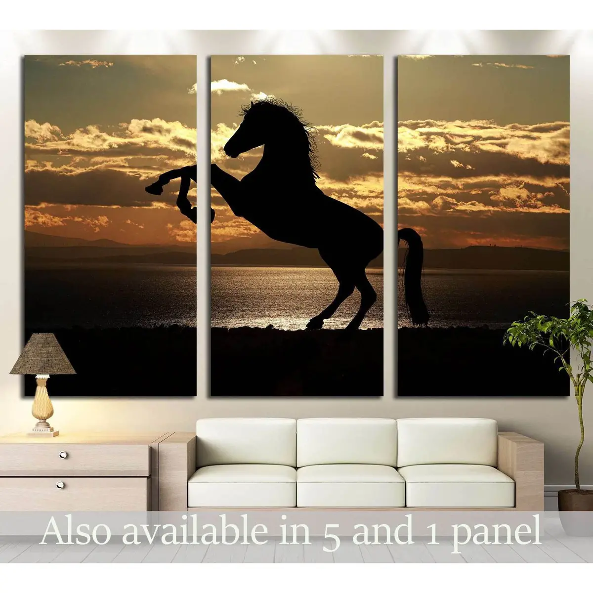 Sunshine And Horse Wall Art №5015 5