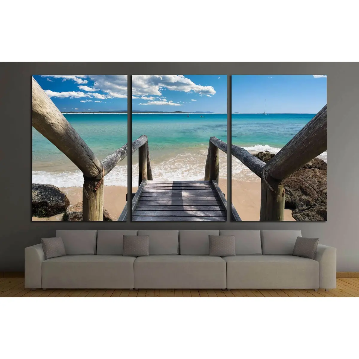 Sunshine Coast, Queensland, Australia №3175 Ready To Hang Canvas Print 5