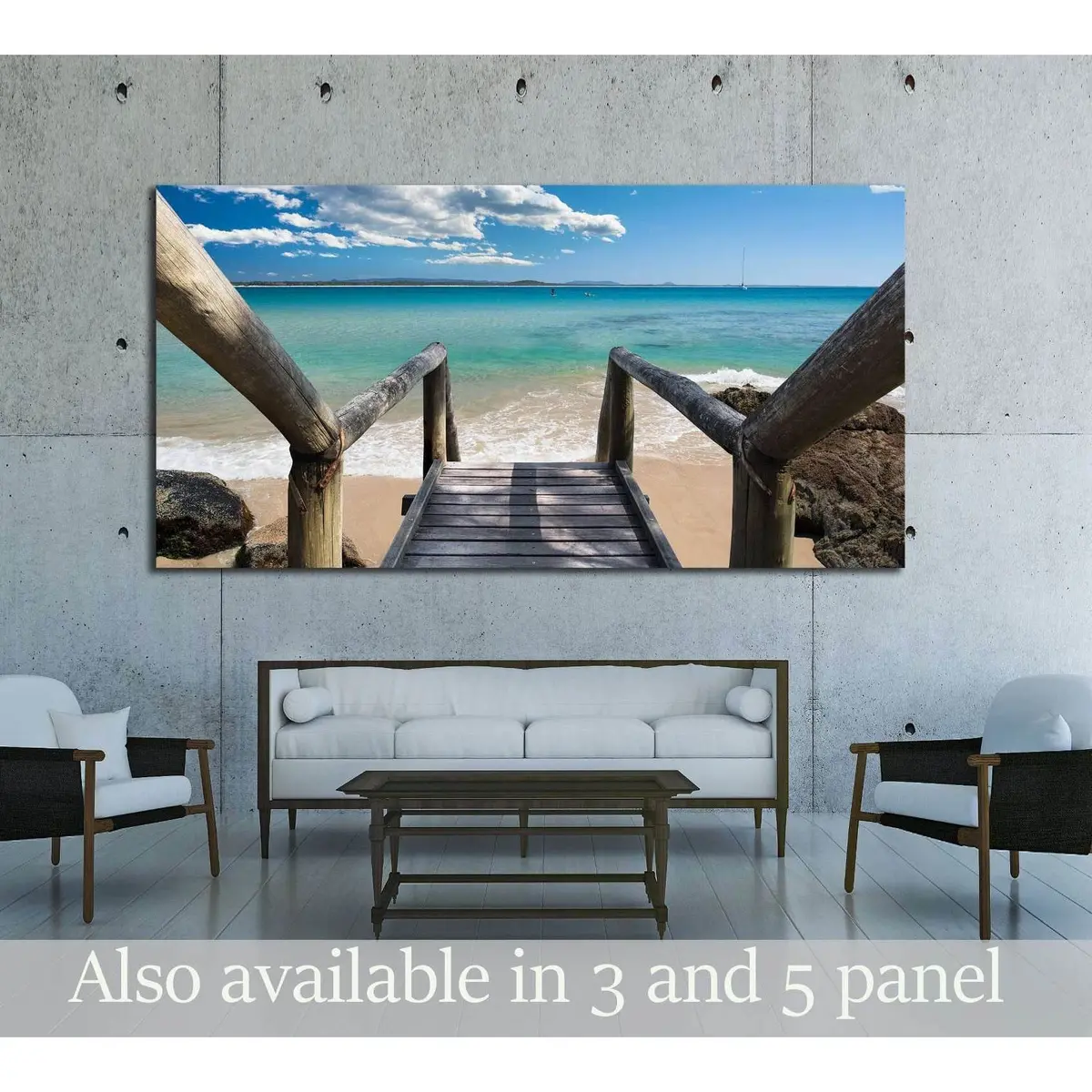 Sunshine Coast, Queensland, Australia №3175 Ready To Hang Canvas Print 1