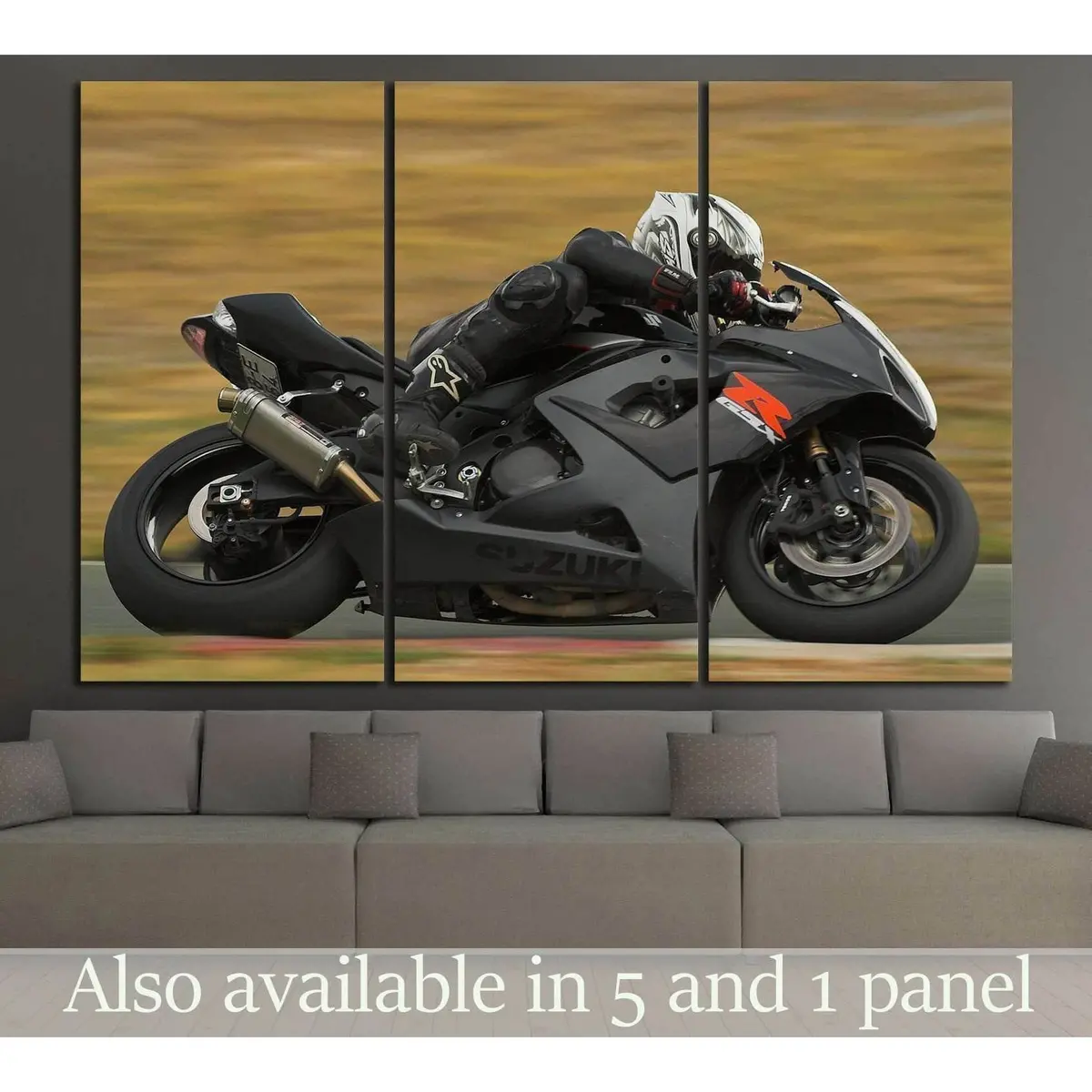 Suzuki Gsx-R №156 Ready To Hang Canvas Print 5