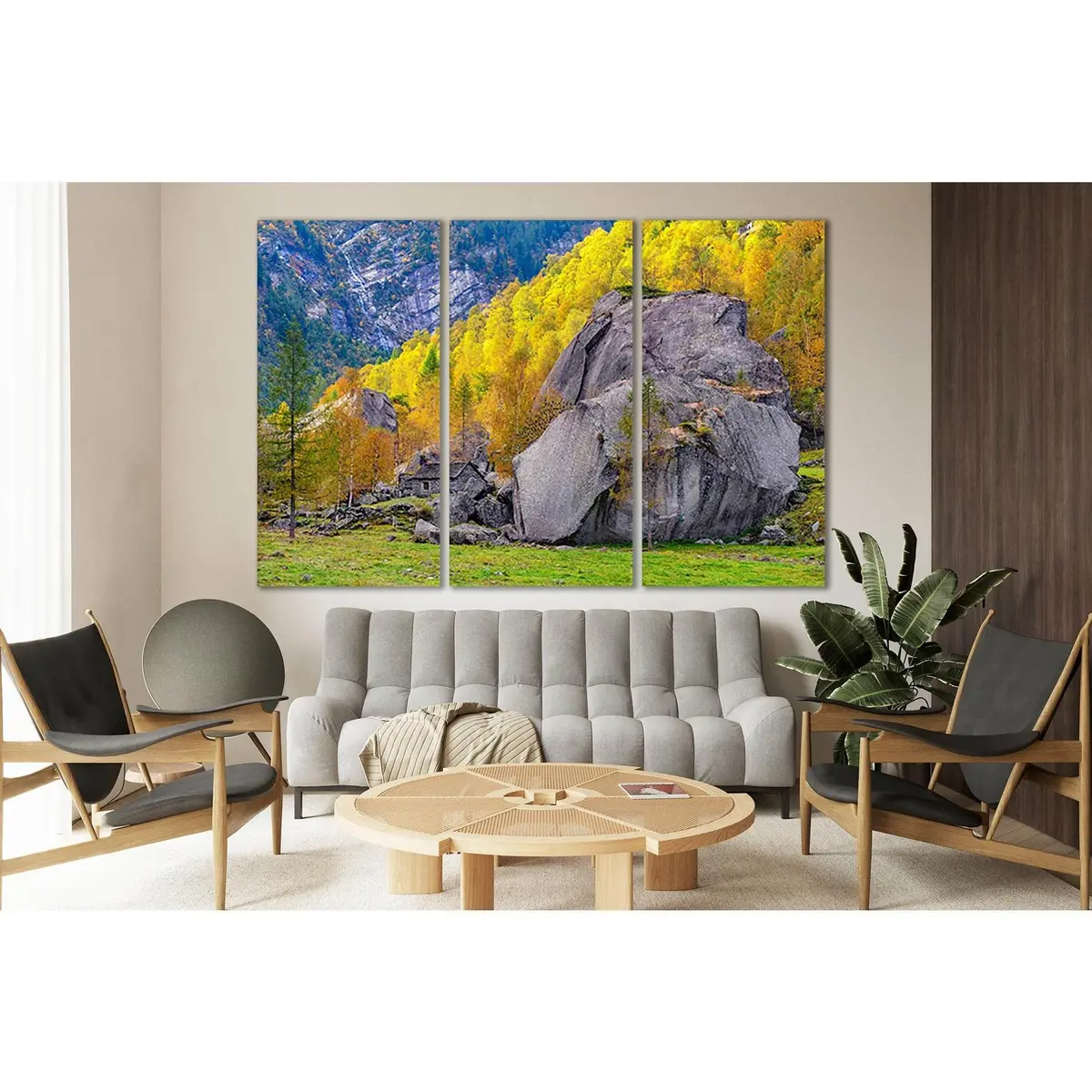 Switzerland Mountains Autumn №Sl1071 Ready To Hang Canvas Print 5