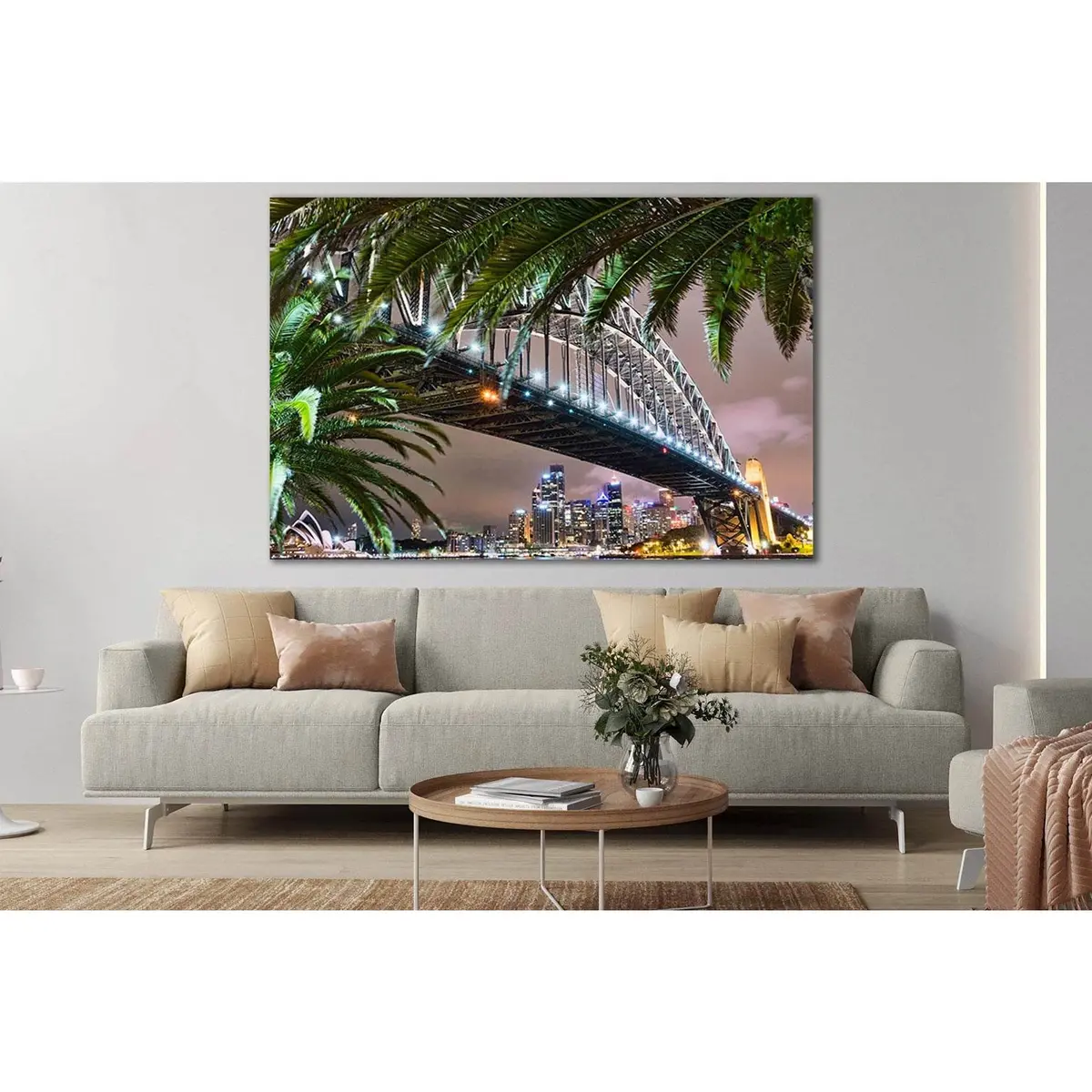 Sydney Harbour Bridge And Opera House №Sl1096 Ready To Hang Canvas Print 1