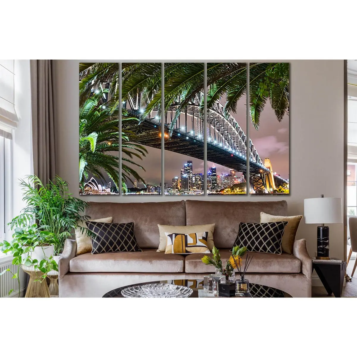Sydney Harbour Bridge & Opera House Canvas Wall Art – Pre-Hung Print SL1096 - Image 3